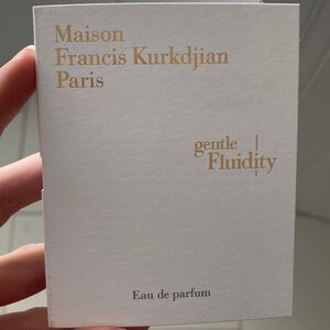 Maison Francis Kurkdjian sample gentle fluidity
